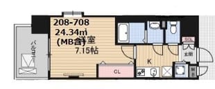 Luxe東灘の物件間取画像